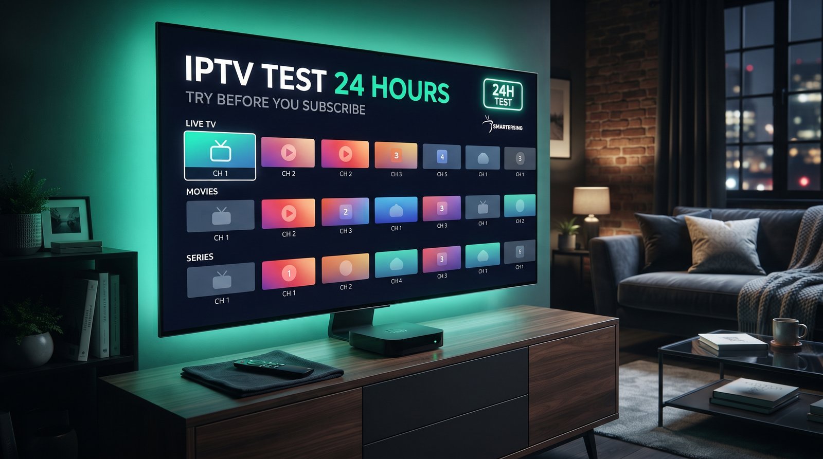IPTV test 24 hours USA